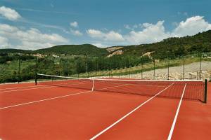 Tennis court near Casale del Madonnino